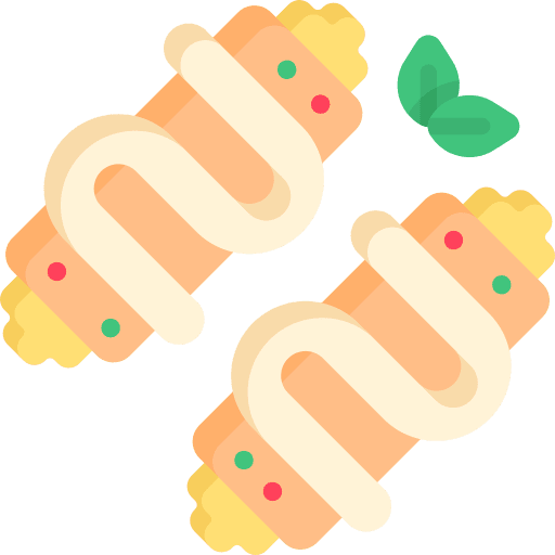 Cannelloni food and restaurant italian food cannelloni icon