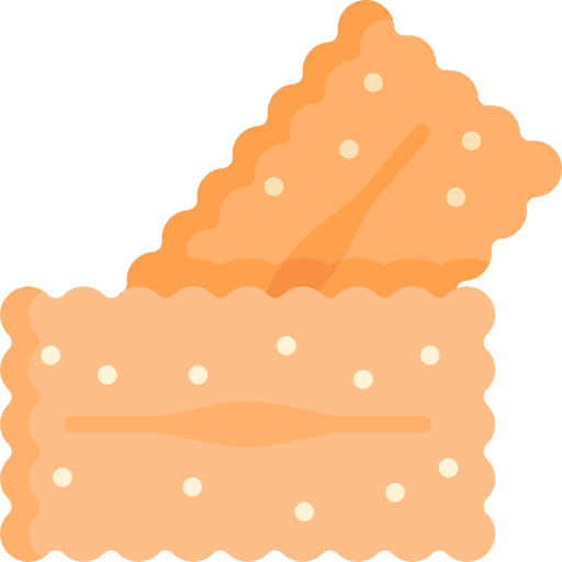 Chiacchiere cenci carnival gastronomy icon