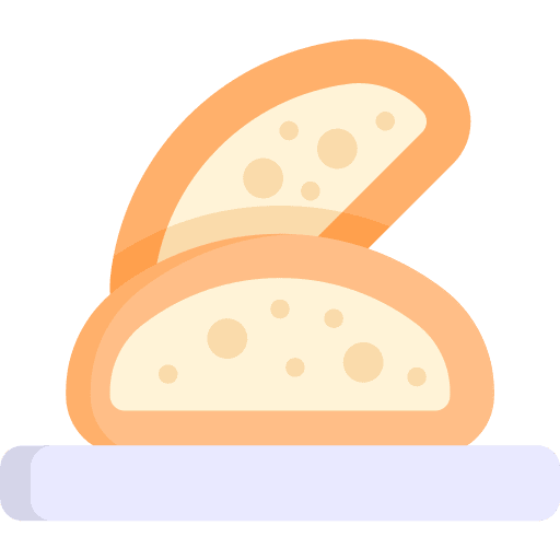 Ciabatta bread italian healthy icon