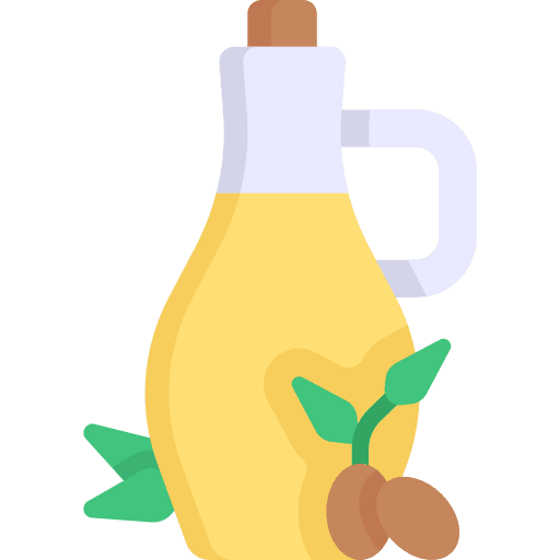 Olive oil bottle healthy food vegan icon