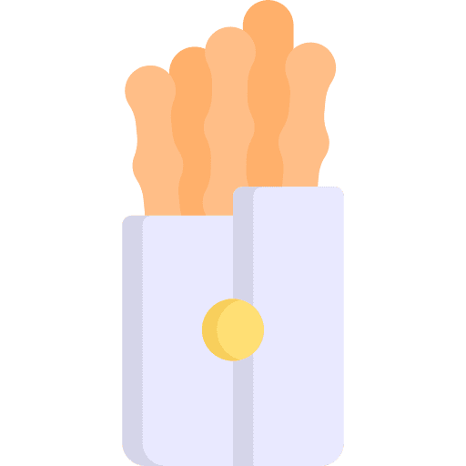 Breadsticks grissini gastronomy breadsticks icon