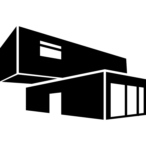 Economic architecture building of stacked containers architecture buildings stacked icon