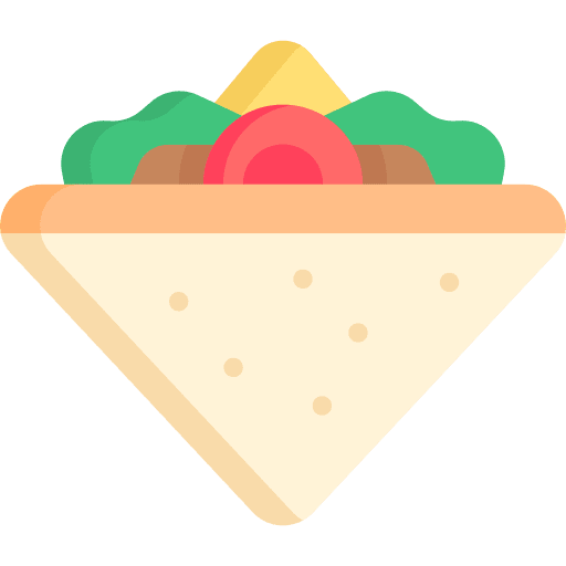 Sandwich snack bread fast food icon