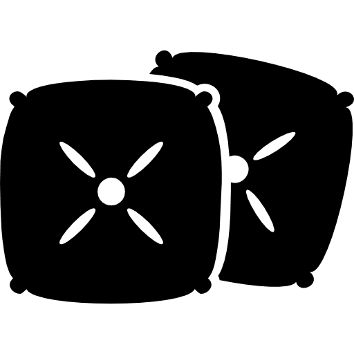 Livingroom cushions couple cushion cushions black icon