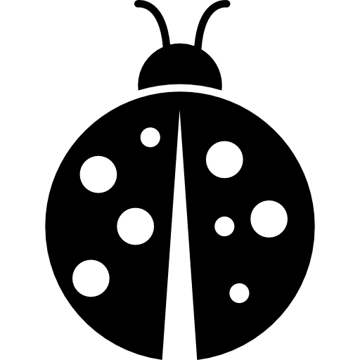 Spotted beetle insect of a garden animal beetle yard icon