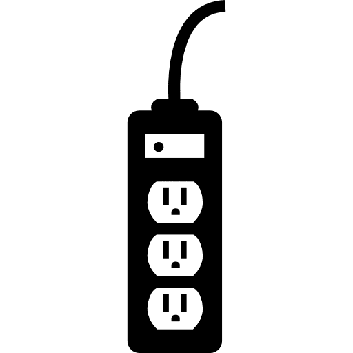 Electric lengthen connect plugin plugs icon