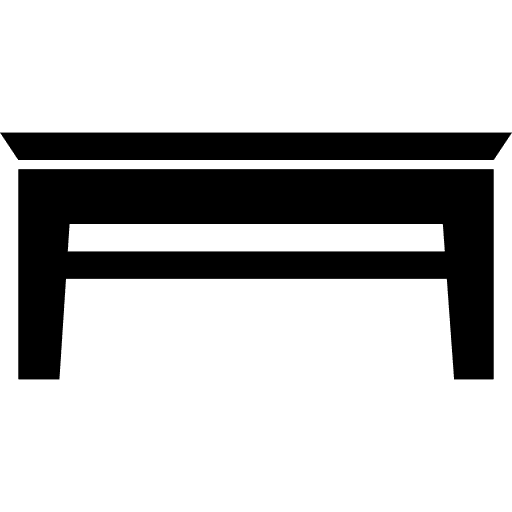 Livingroom table side view furnitures furniture icon