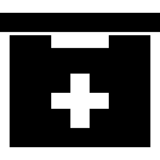 Bathroom first aid kit box bathroom symbol house things icon