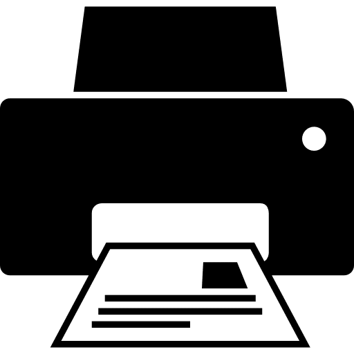 Studio printing machine tools and utensils house things tool icon