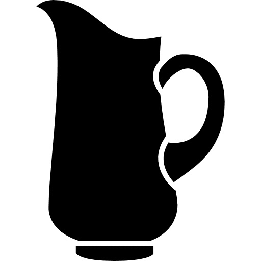 Jar container for liquids big liquids tools and utensils icon