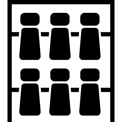 Kitchen spices set in flasks on a rack containers kitchen flasks icon