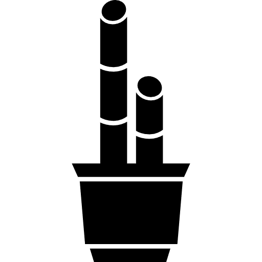 Livingroom plant pot with bamboo pot plants livingroom icon