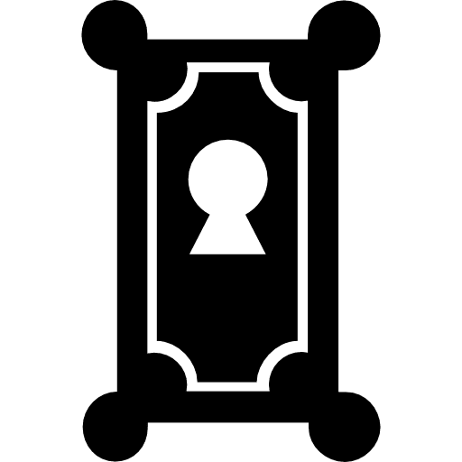 House security keyhole tool door keyholes key icon