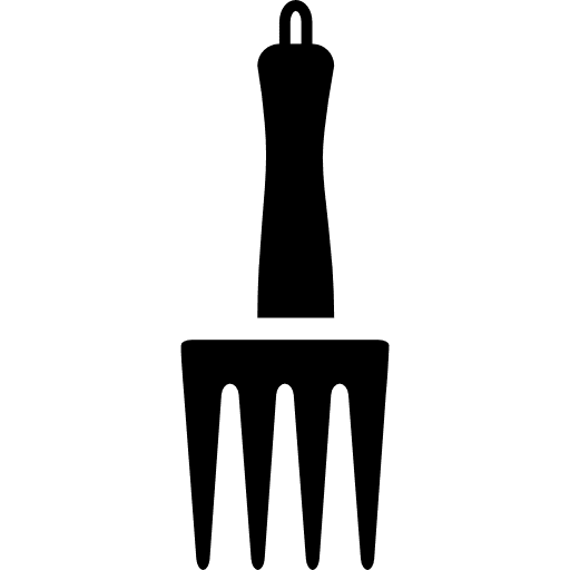 Rake fork for gardening fork house things raking icon