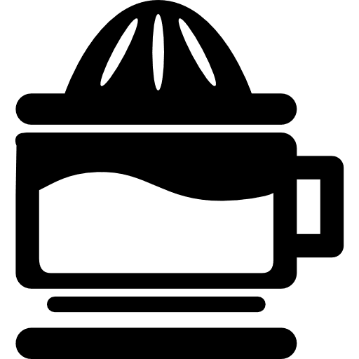 Squeezer machine electronics juices icon
