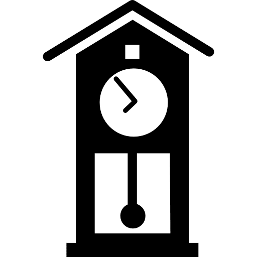 Antique clock antique time livingroom icon