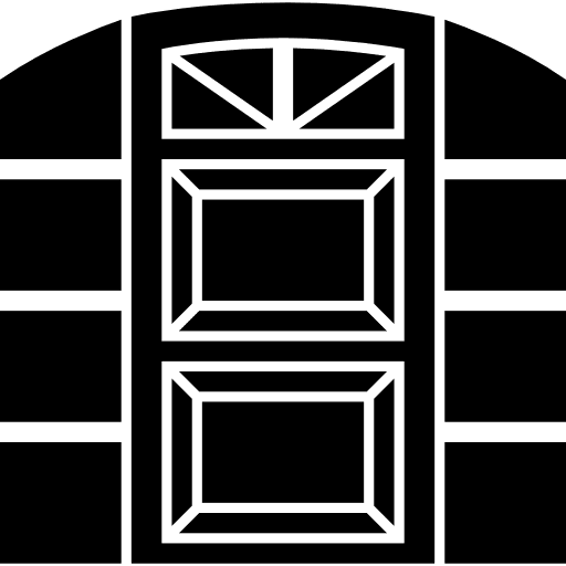 Elegant door entrance entrance door house things icon