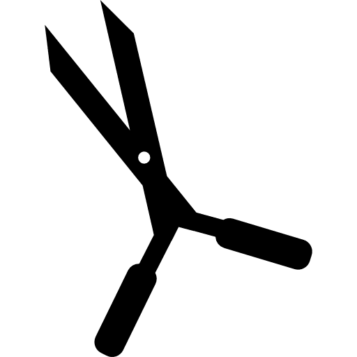 Yard scissors for gardening scissors cutting gardening icon