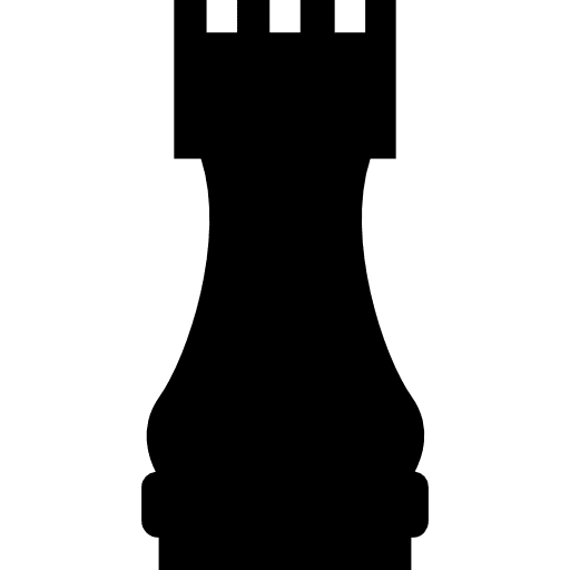 Rook piece game sport icon