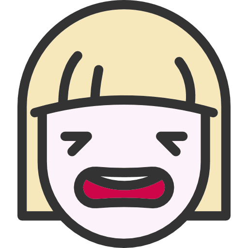 Harmful people girl harmful icon