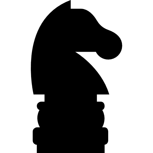 Knight piece sport chess icon