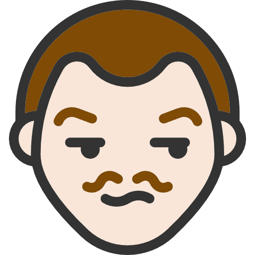 Suspicion people man emoticons icon