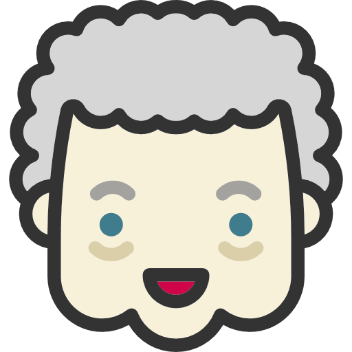 Delight granny feelings people icon