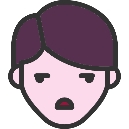 Embarrassed heads emoticons boy icon