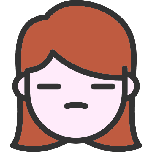 Inexpressive feelings faces heads icon
