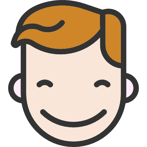 Smile feelings boy emoticons icon