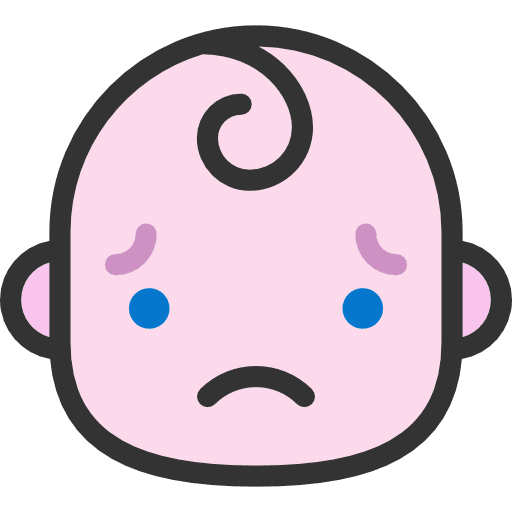 Sad feelings baby sad icon