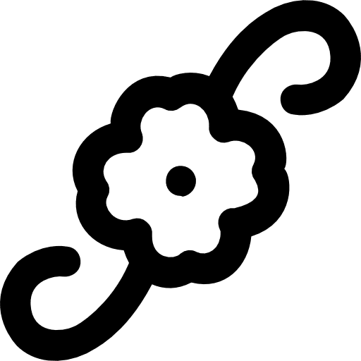 Flower botanical petals blossom icon