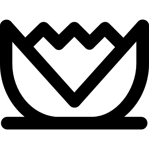 Lotus blossom flower botanical icon