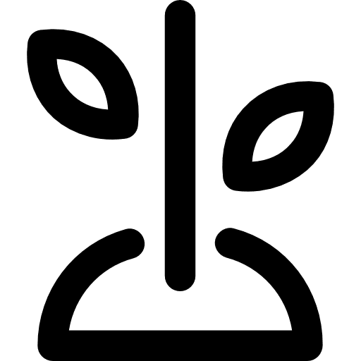 Sprout sprout gardening botanical icon