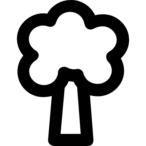 Tree yard gardening tree icon