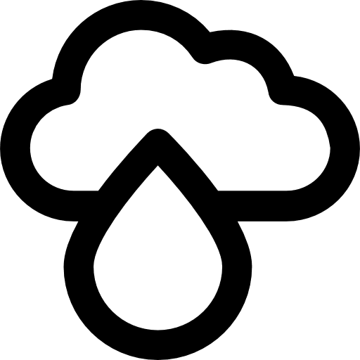 Rain meteorology storm rainy icon