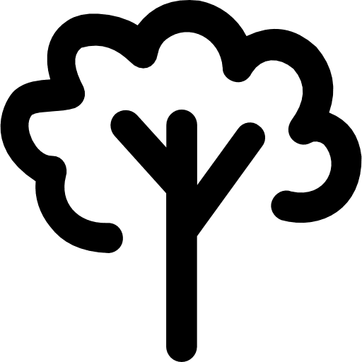 Tree gardening garden yard icon