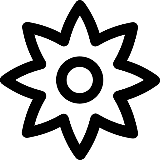 Flower botanical nature flower icon