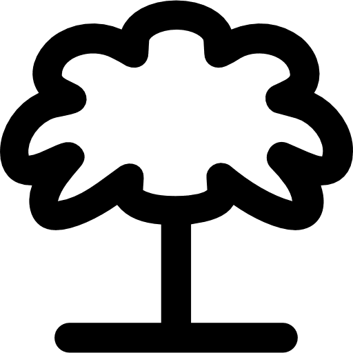 Tree ecology garden yard icon