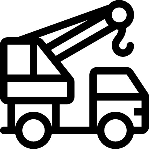 Crane transportation cranes construction and tools icon