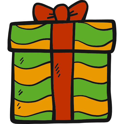 Gift surprise present christmas icon