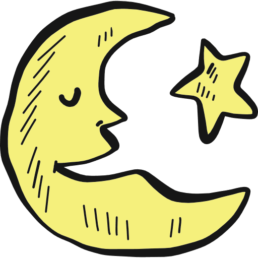 Moon full moon astronomy star icon