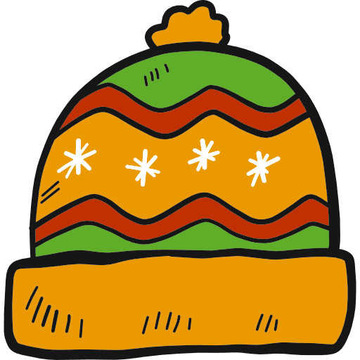 Winter hat winter clothing head icon