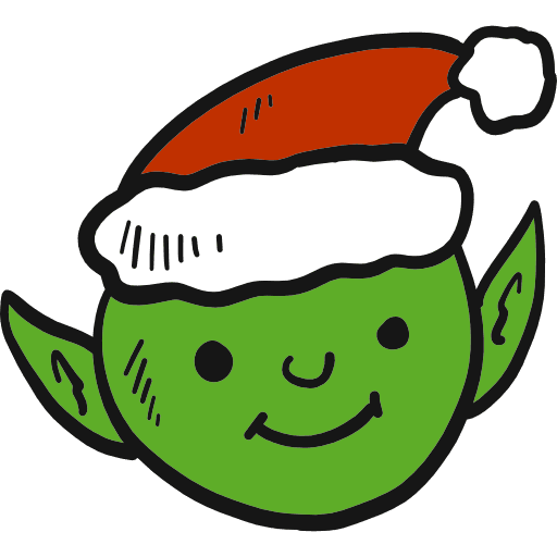 Elf costume people christmas icon