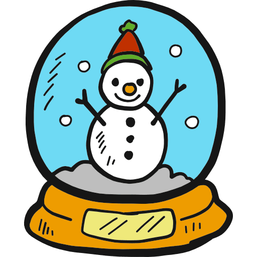 Snow globe christmas snow snow globe icon