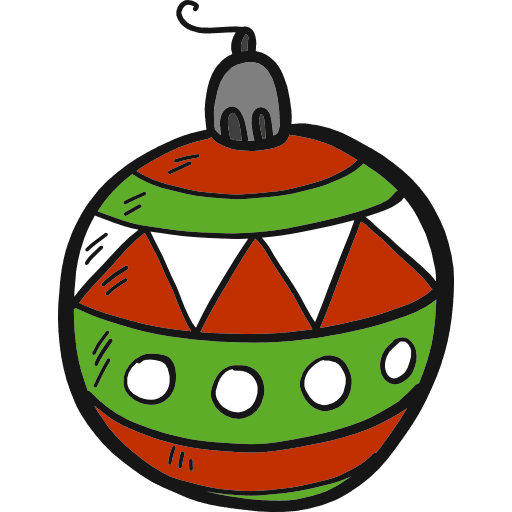 Bauble christmas xmas ornament icon