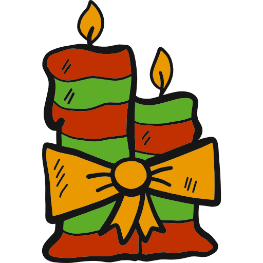 Candle decoration ornamental miscellaneous icon