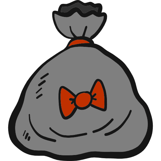 Gift bag star present gift icon