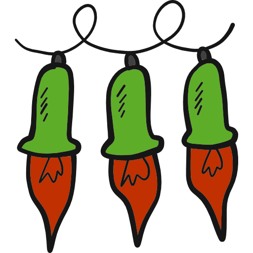 Lights light bulb christmas lights icon