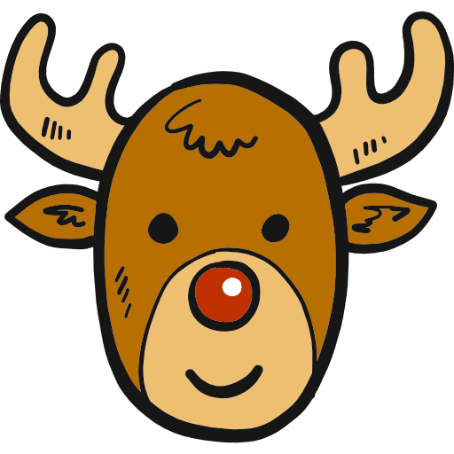 Reindeer reindeer deer christmas icon